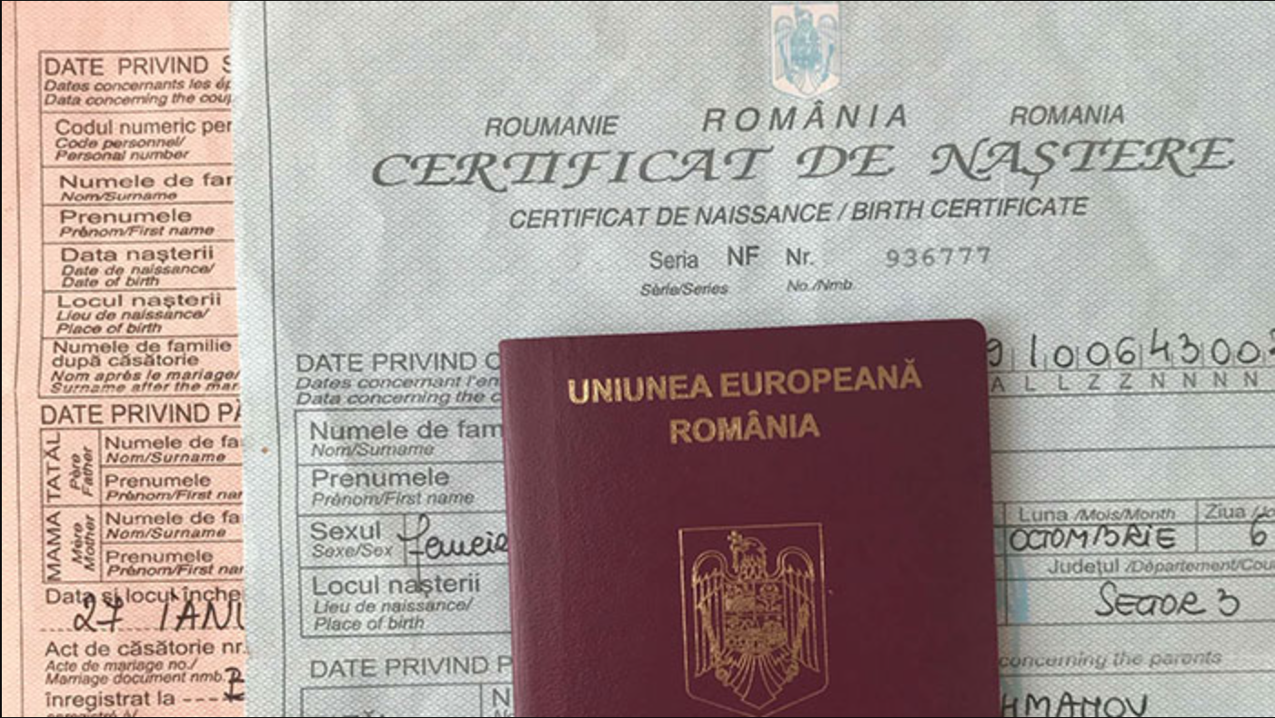 Acte necesare pentru obținerea cetățeniei române, inclusiv certificat de naștere și traduceri legalizate